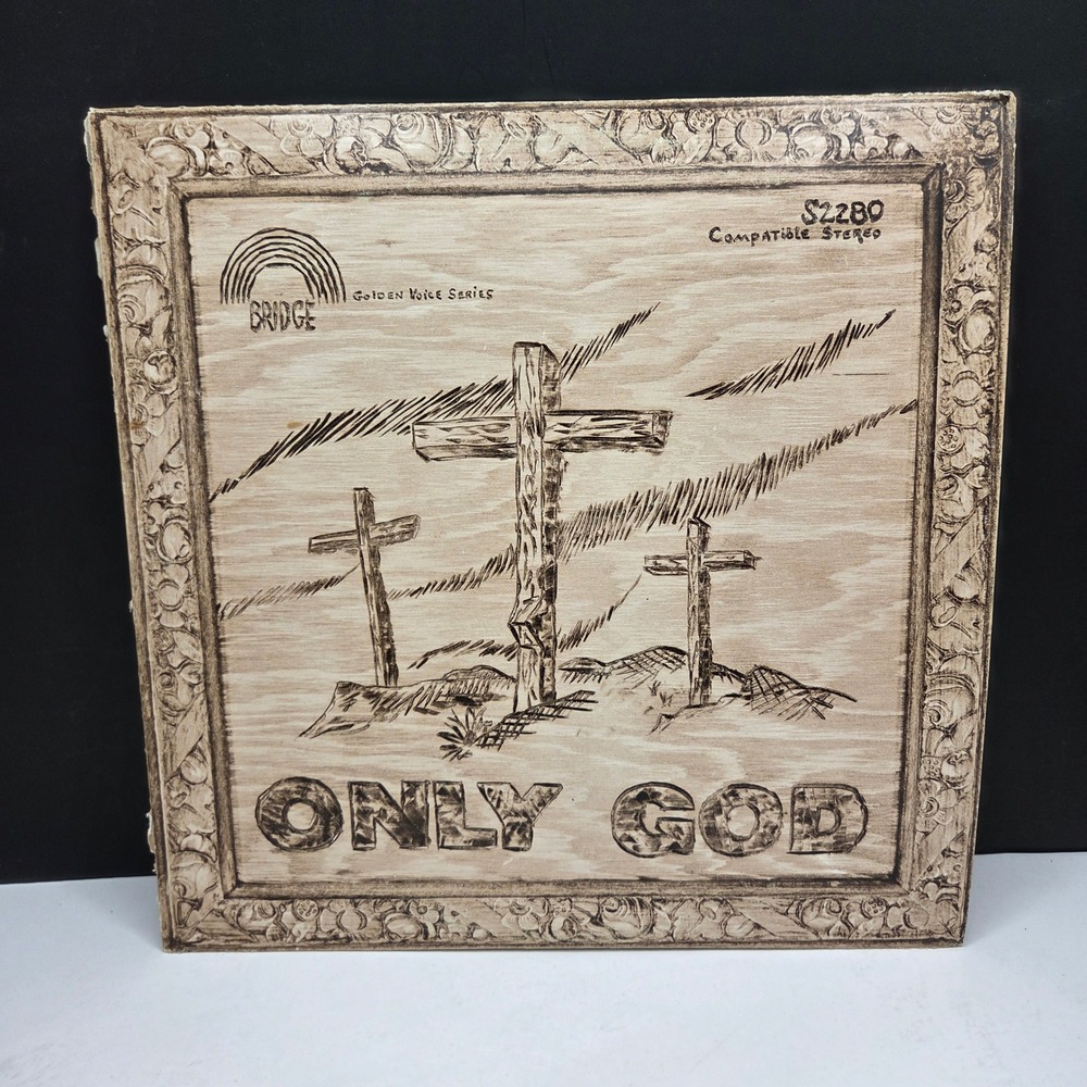 Bridge Records Only God Vinyl LP Rodney Alexander David Horn 1975 Gospel S2280